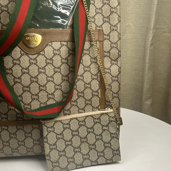 Gucci GG PVC Sherry Line Tote Bag - Picture 15 of 17